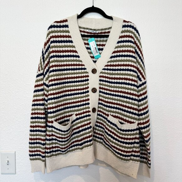 PINK CLOVER Myrtle Full Buttoned Cardigan Size XXL - Picture 2 of 10